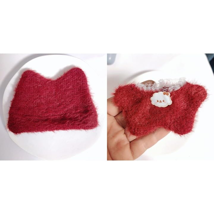 ぬい次郎 ふわふわ ぬい服 コーデセット かぶりもの付き 着せ替え コスチューム 推し活 ぬい撮り [並行輸入品]