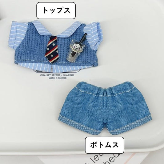 ぬい次郎 セーラー風 ぬい服 スター風デザイン 着せ替え コスチューム 推し活 ぬい撮り [並行輸入品]