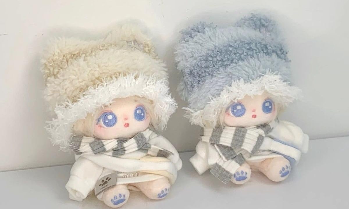 ぬい次郎 もこもこ帽子付き ぬい服 カジュアル コーデセット 推し活 ぬい撮り [並行輸入品]