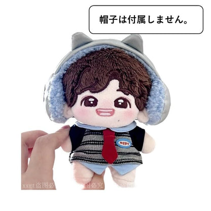ぬい次郎 ぬいぐるみ用 ボーダー ニットシャツ ふわふわアクセサリー 推し活 ぬい撮り [並行輸入品]