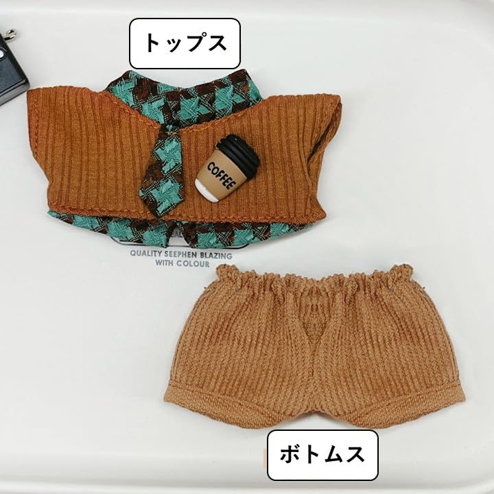 ぬい次郎 セーラー風 ぬい服 スター風デザイン 着せ替え コスチューム 推し活 ぬい撮り [並行輸入品]