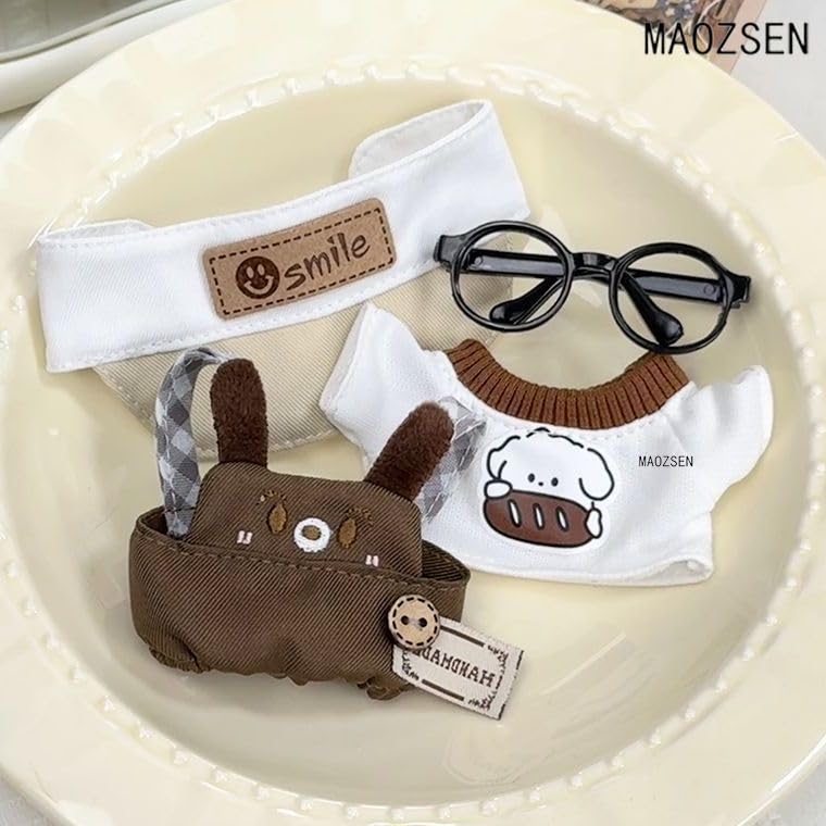 ぬい次郎 おでかけ小物セット ぬいぐるみ用 バッグ メガネ アクセサリー 着せ替え 推し活 ぬい撮り [並行輸入品]