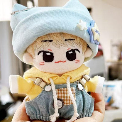 ぬい次郎 カジュアル ぬい服 帽子付き サロペット風 コーデセット 推し活 ぬい撮り [並行輸入品]
