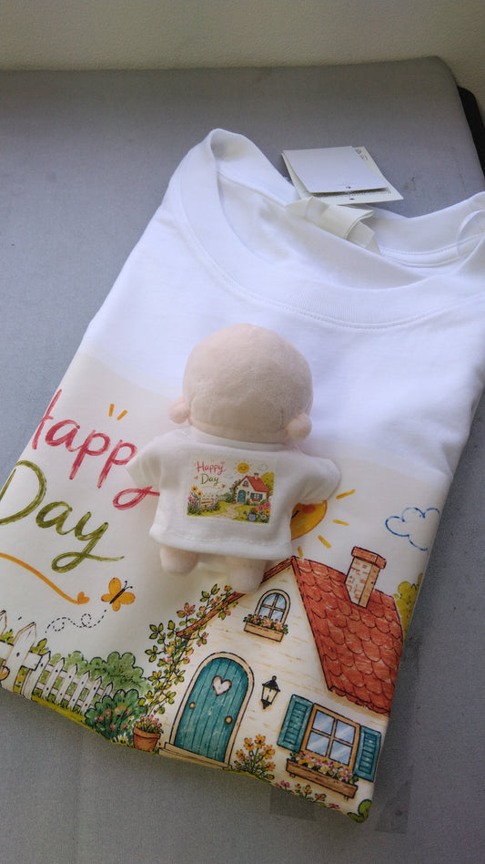 ぬいちゃんとペアルックTシャツ